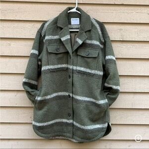 Old Navy Green and Gray Utility Jacket
